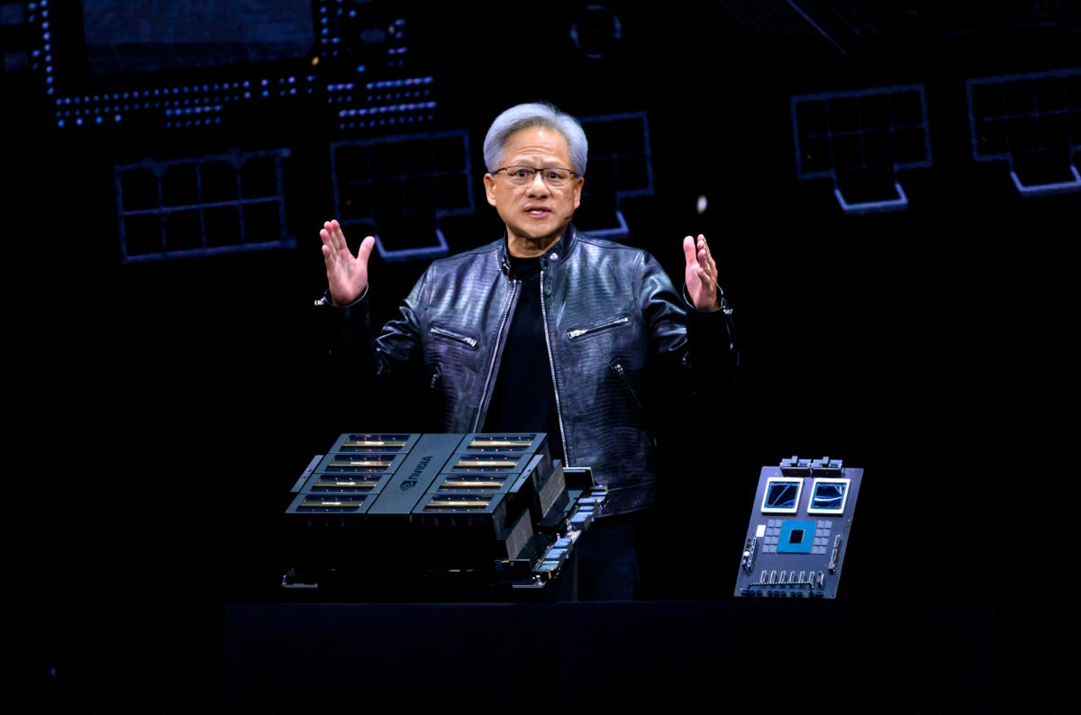 Nvidia shares retreat from record high ahead of crucial first-quarter earnings report